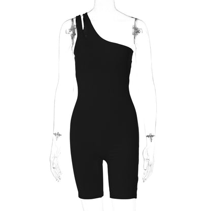 One Shoulder Jumpsuit