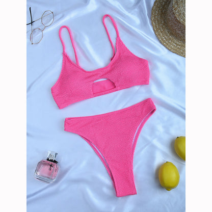 High Waist Split Bikini